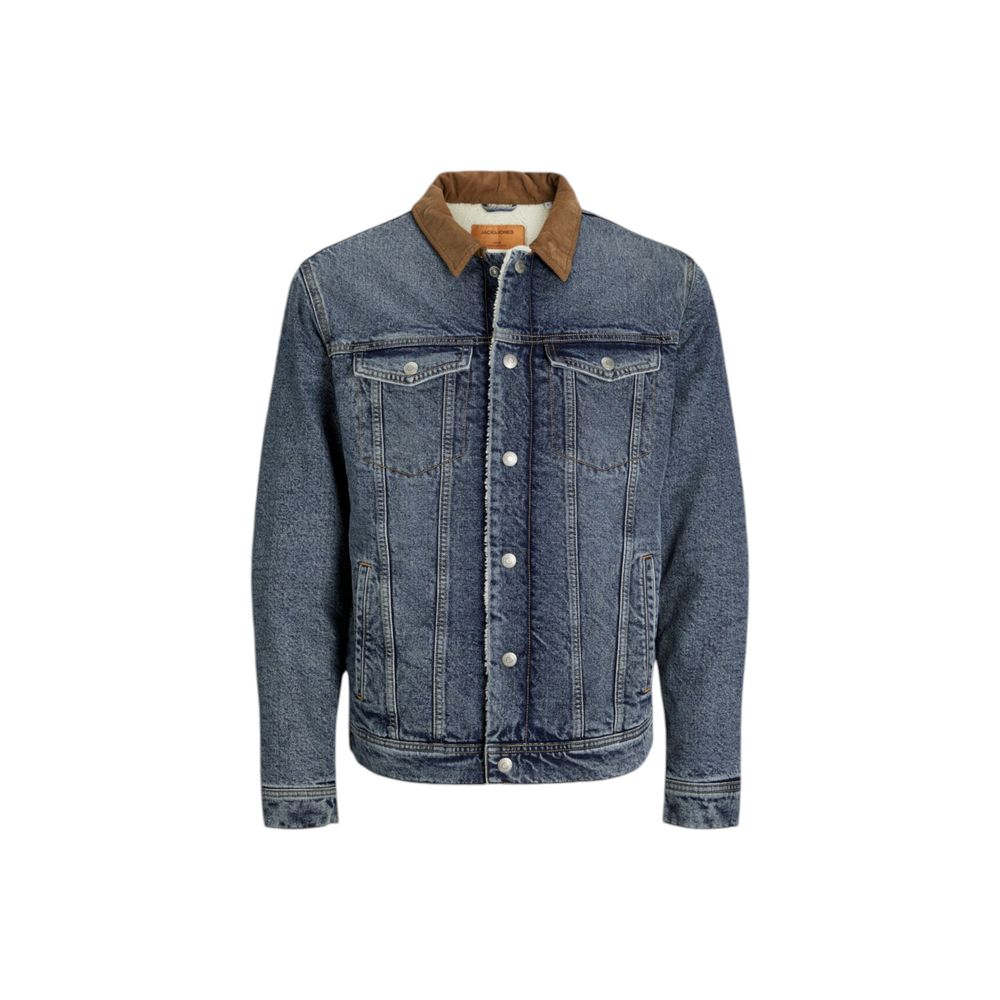Blue Cotton Jackets & Coat