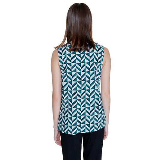 Green Viscose Tank Top