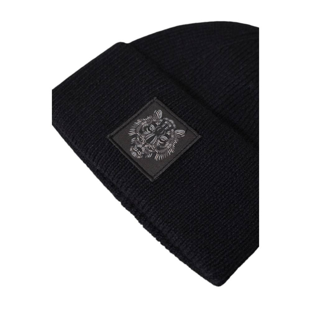 Black Wool Cap (Baseball Hat)