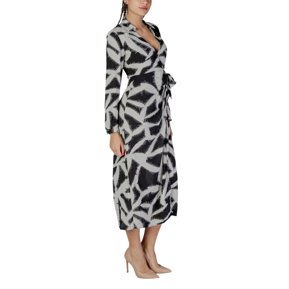 Black Recycled Polyester Long Dress