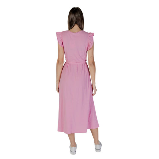 Multicolor Cotton Long Dress