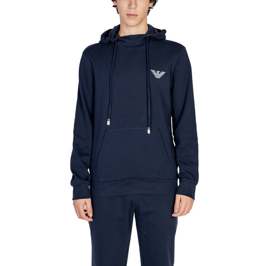 Blue Cotton Hoodie