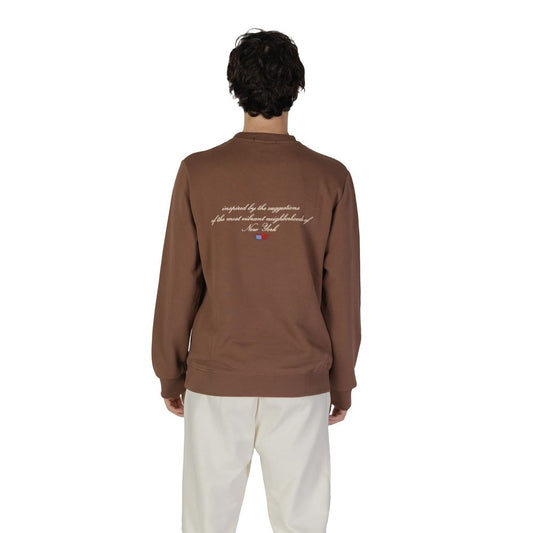 Brown Cotton Sweatshirt