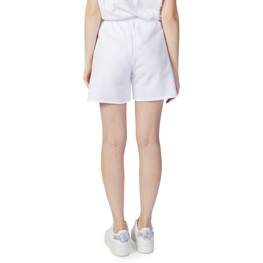 White Cotton Shorts