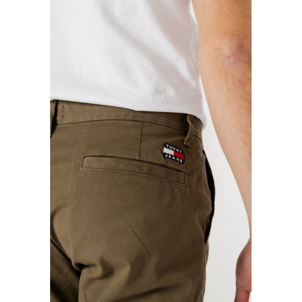 Green Organic Cotton Chino Pants