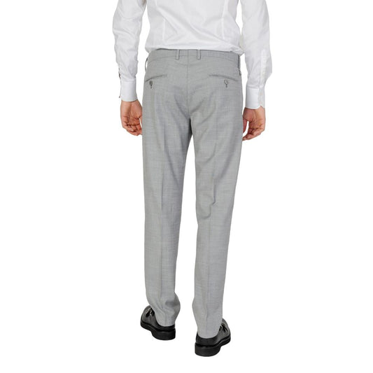 Gray Polyester Pant