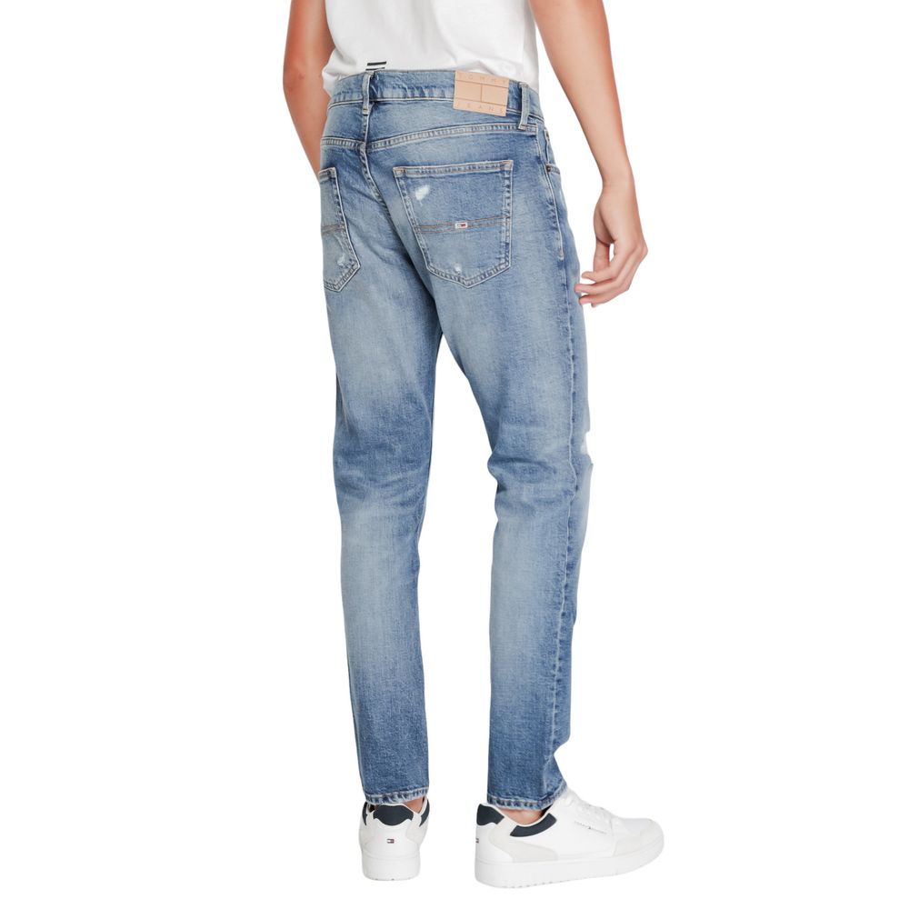 Blue Cotton Slim Fit Jeans