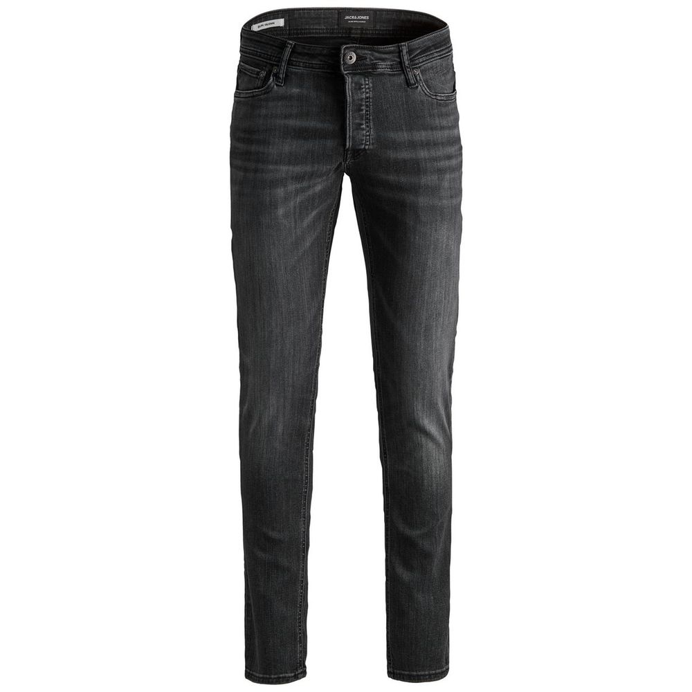 Black Cotton Cotton Jeans & Pant