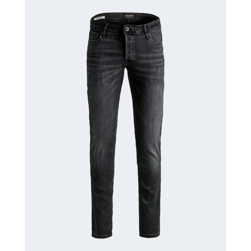 Black Cotton Cotton Jeans & Pant