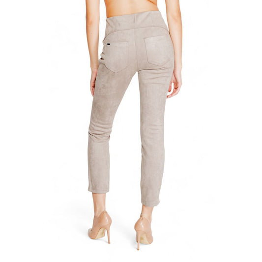 Gray Polyester Leggings