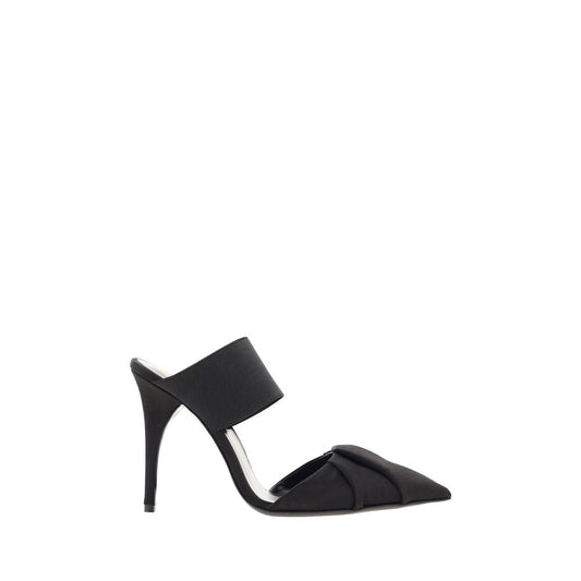 Black Calf Leather Bos Taurus High Heel Pumps