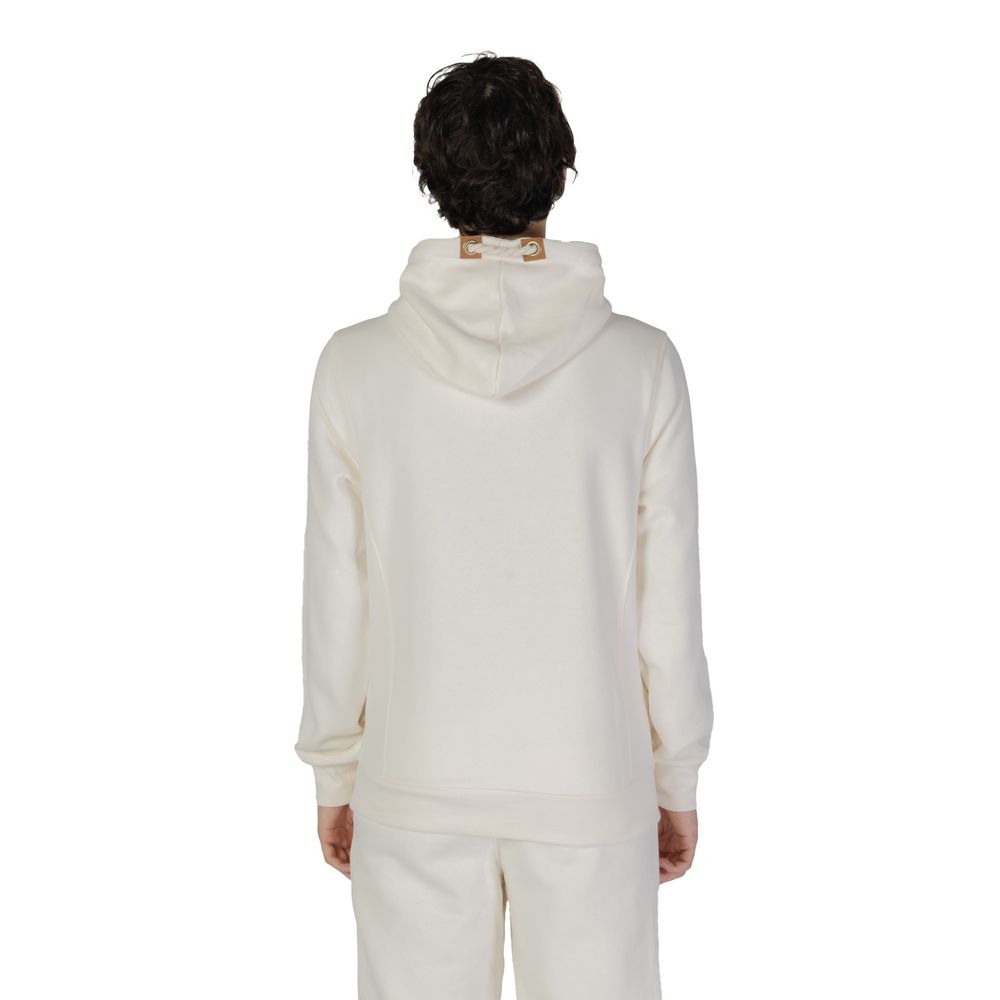 Cream Cotton Hoodie