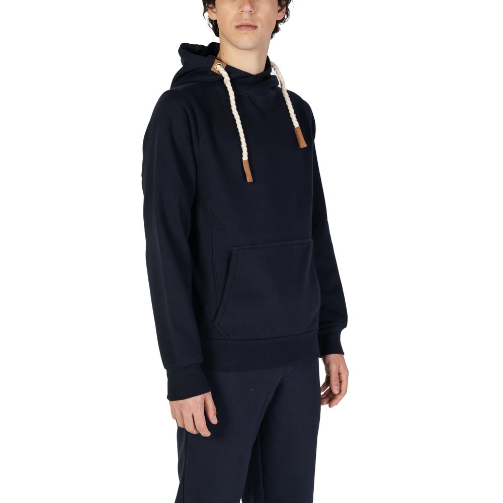 Blue Cotton Hoodie