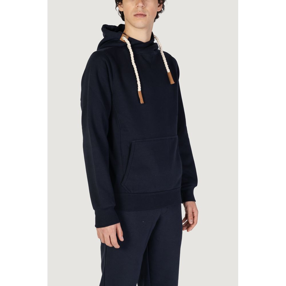 Blue Cotton Hoodie