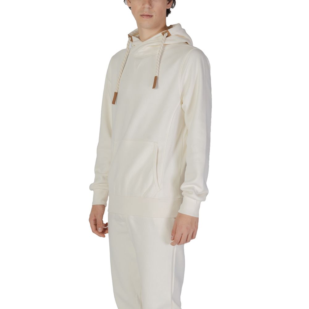 Cream Cotton Hoodie