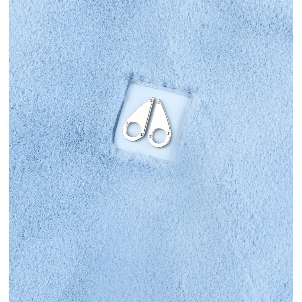 Light Blue Nylon Women Jacket