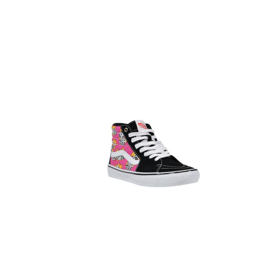 Pink Suede Leather High Top Sneakers