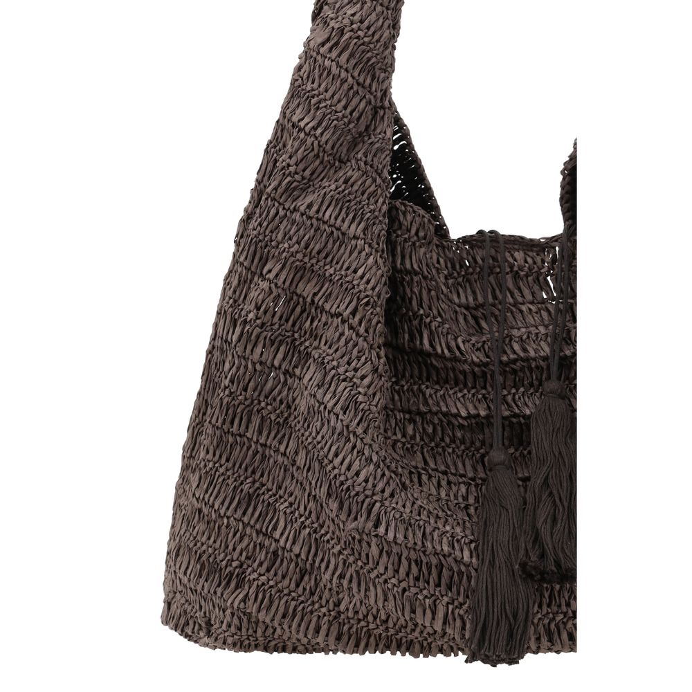 Raffia Shoulder Bag