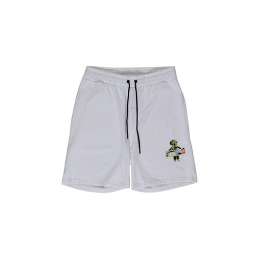 White Cotton Bermuda Shorts