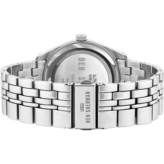Gray Stainless Steel Dress Watch