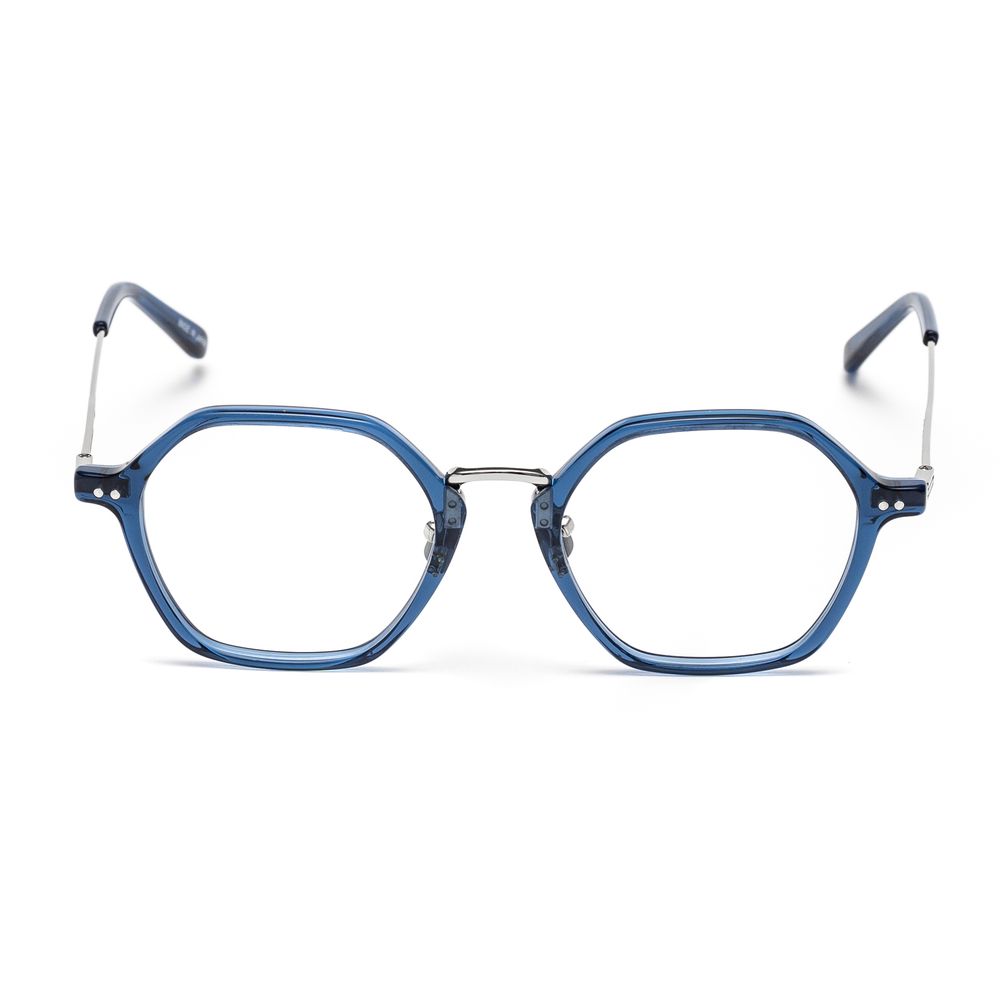 Blue Stainless Steel Glasses (Frames)