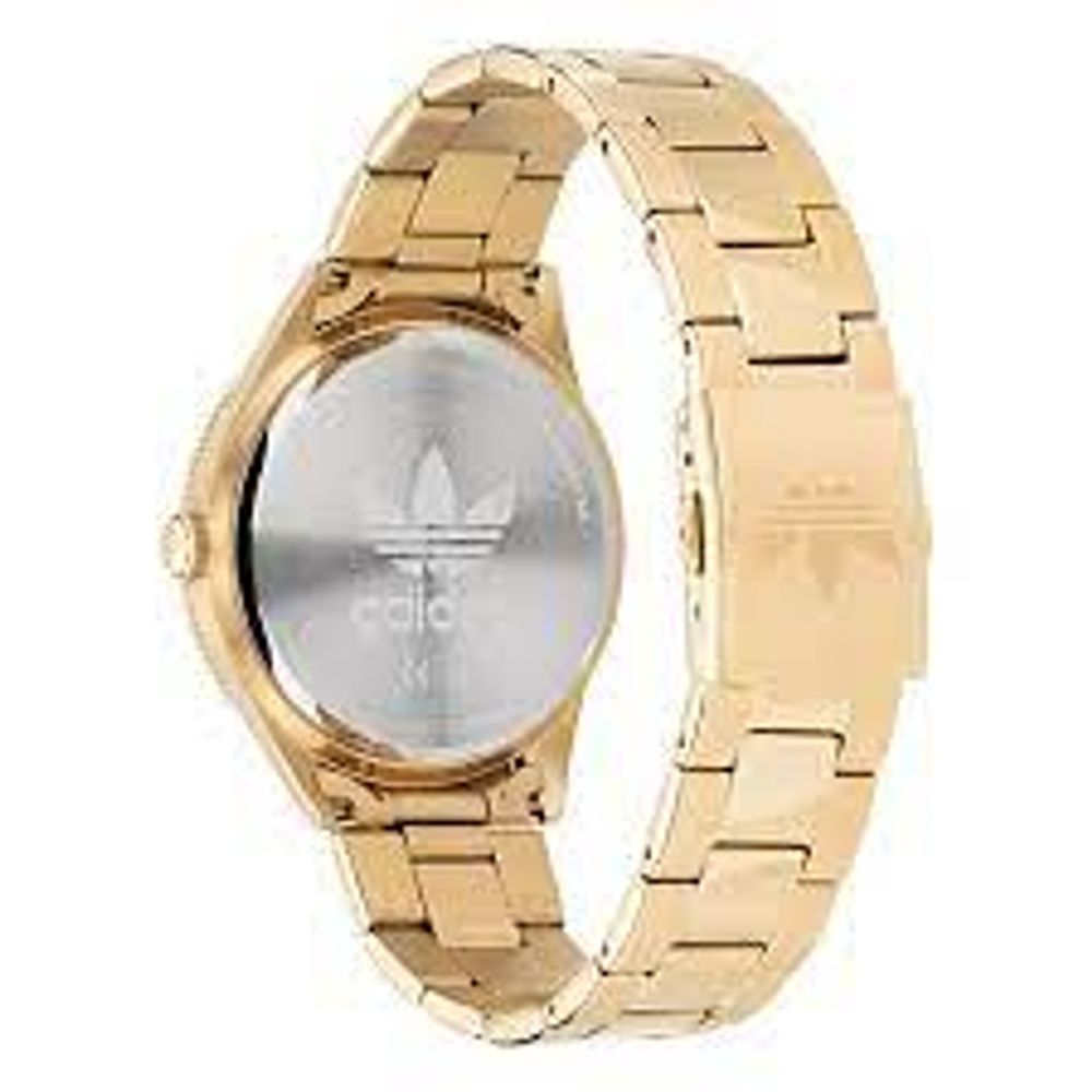 Gold Stainless Steel Dress Watch