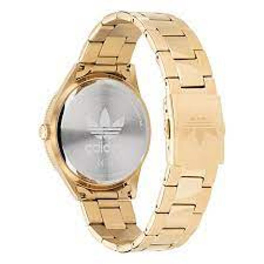 Gold Stainless Steel Dress Watch