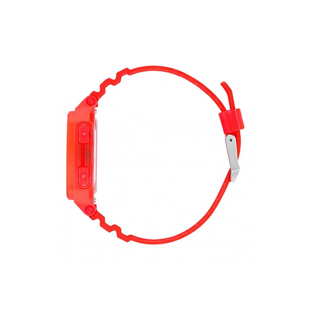 Red Resin Digital Watch