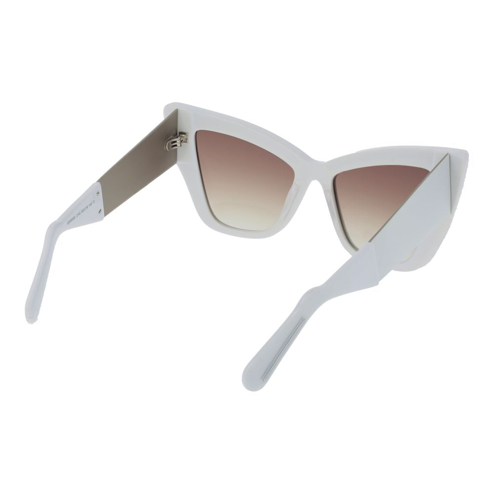 White Acetate Sunglasses
