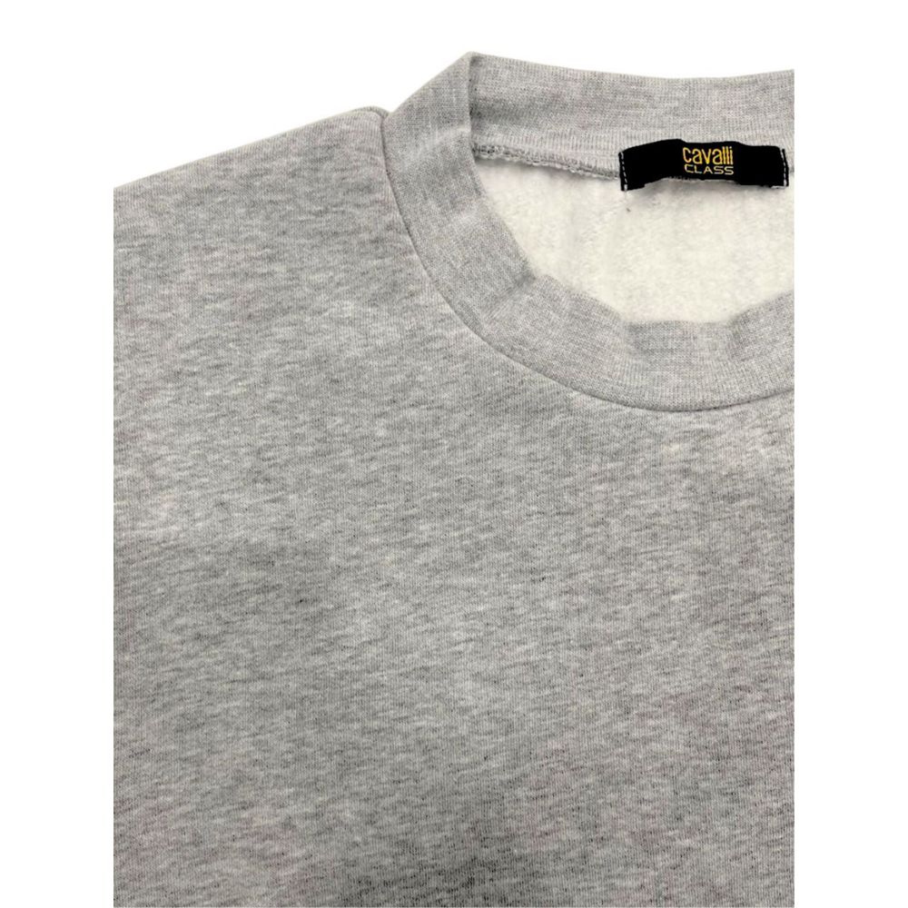 Gray Polyester Women Hoodie