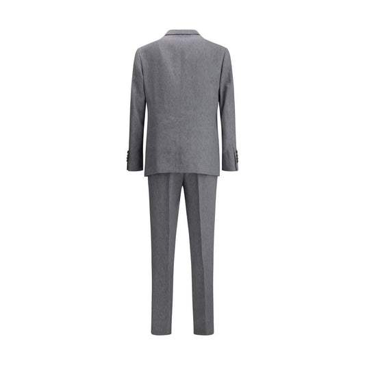 Gray Linen Two-Piece Suit