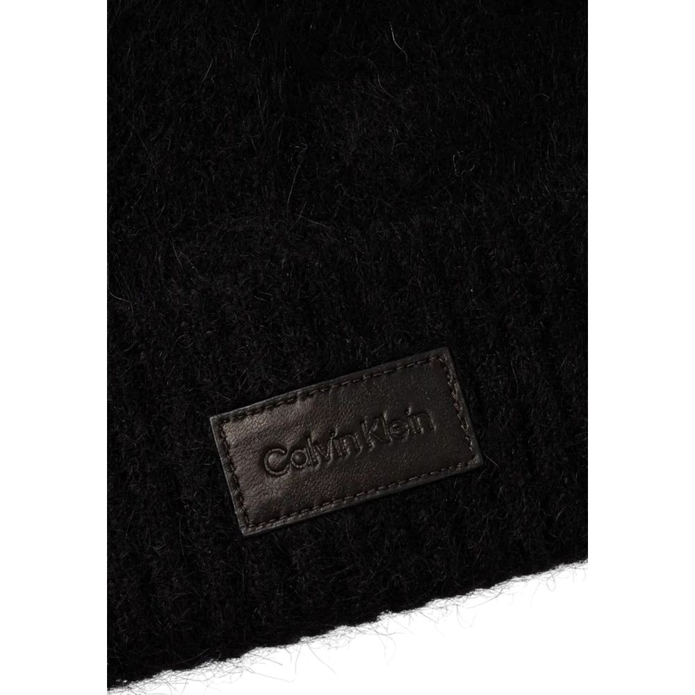 Black Alpaca Leather Caps Baseball Hat