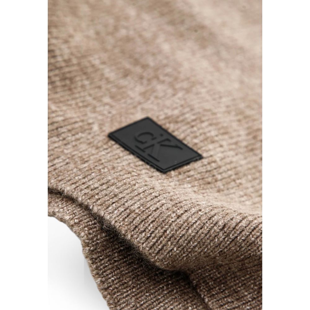 Brown Marabou Scarf