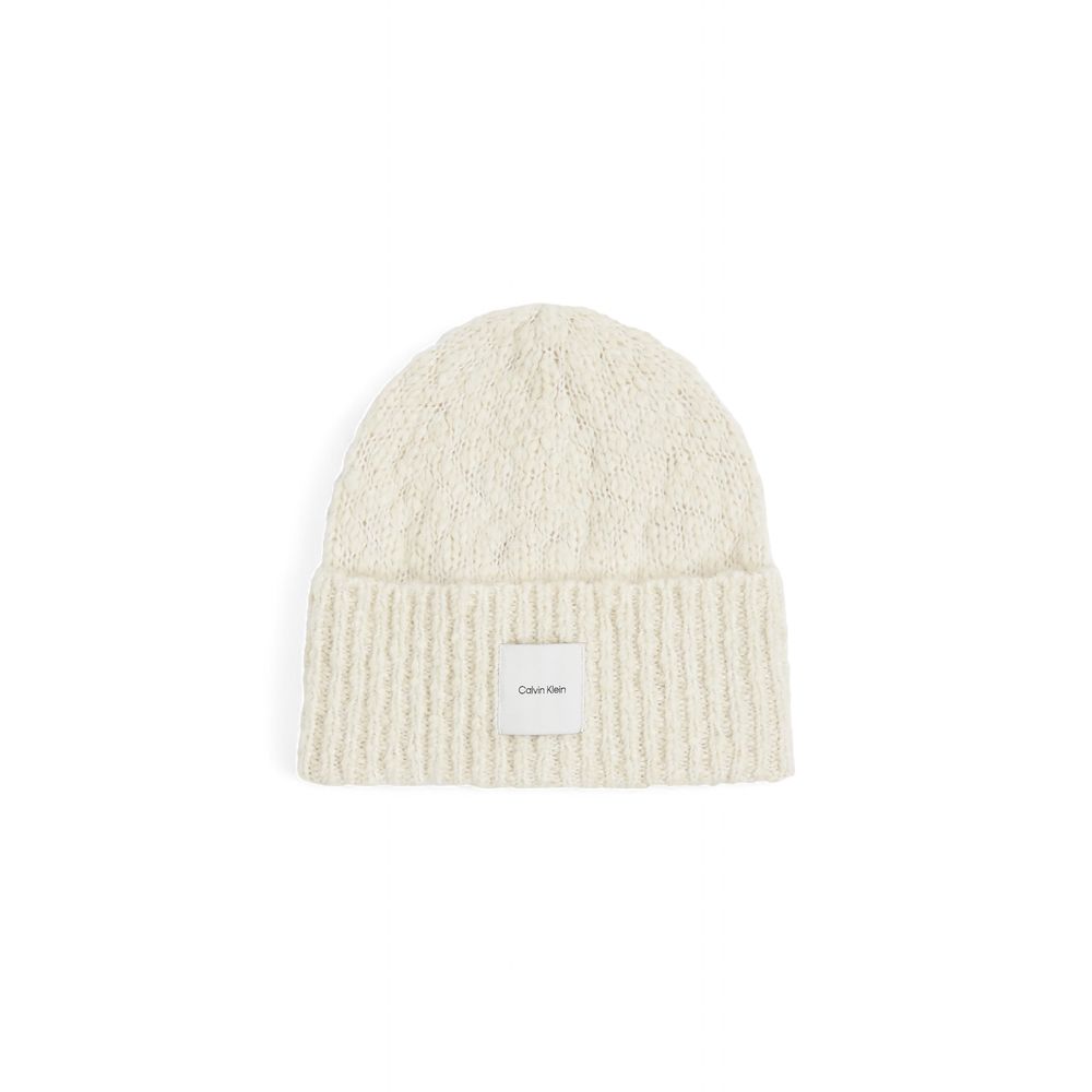 White Recycled Polyester Caps Baseball Hat