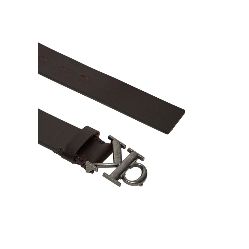 Brown Leather Regular Belt
