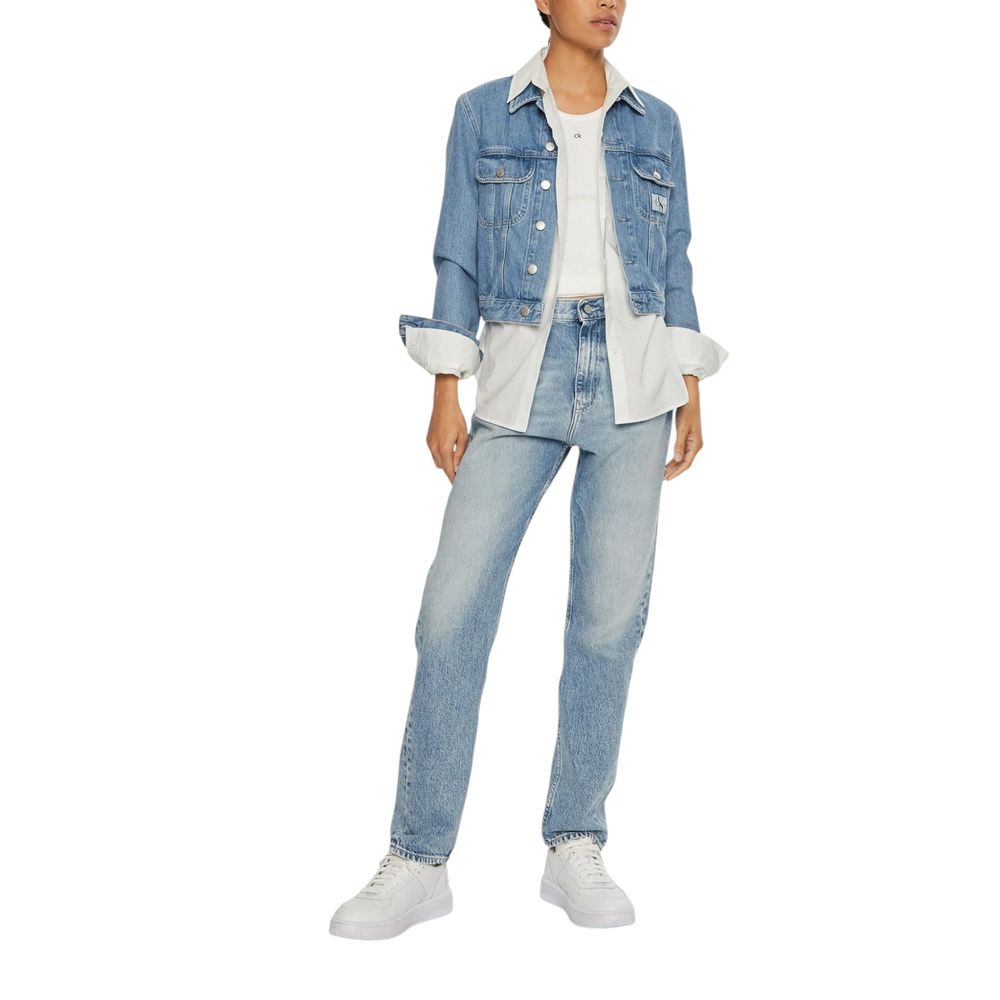Light Blue Cotton Slim Fit Jean