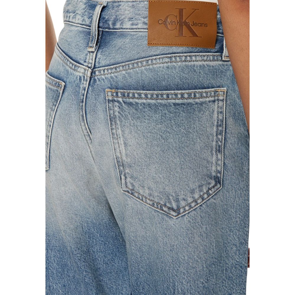 Light Blue Cotton Slim Fit Jean