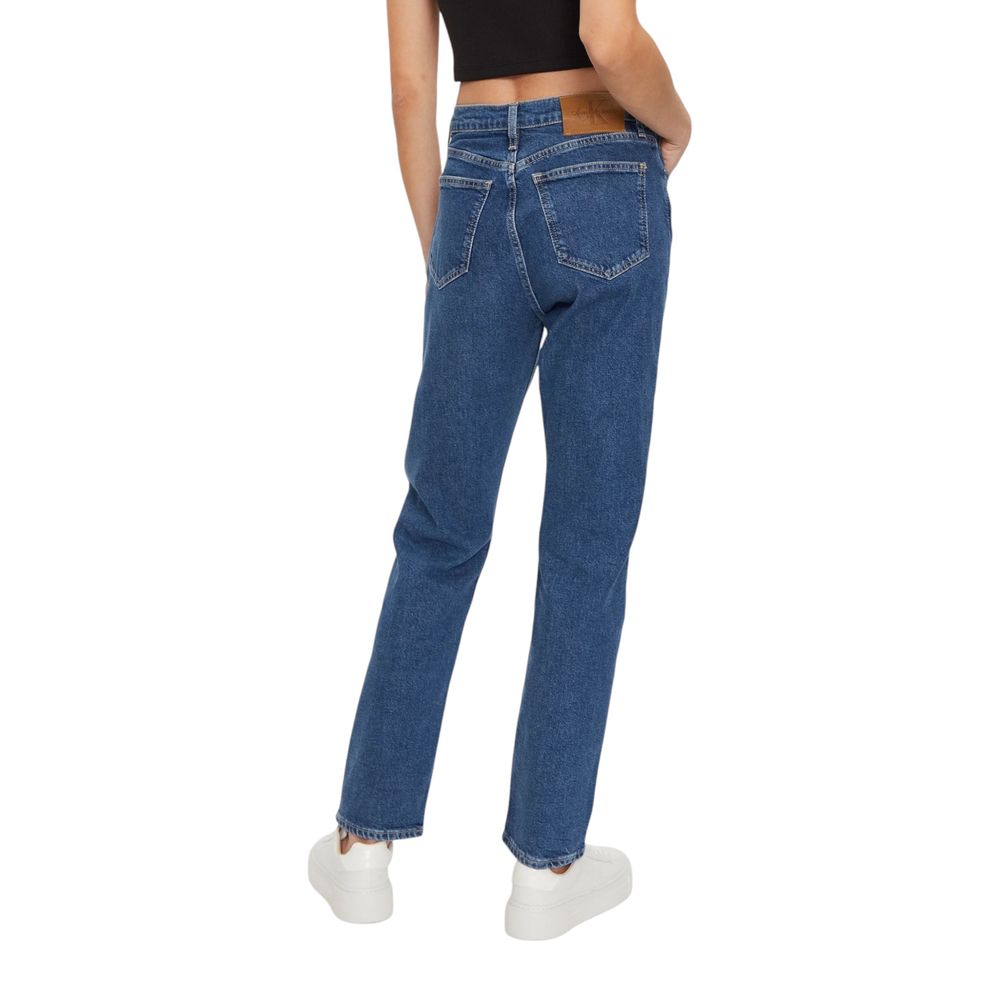 Blue Cotton Slim Fit Jean