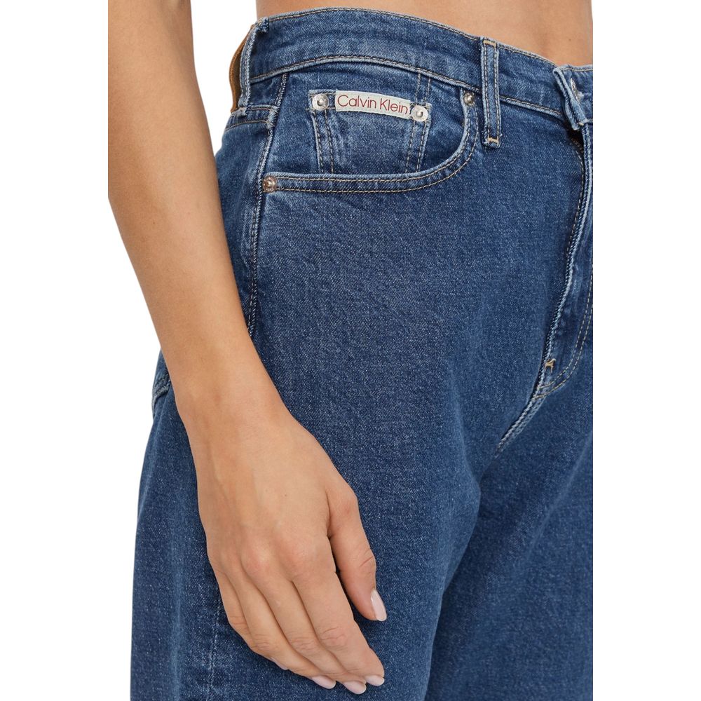 Blue Cotton Slim Fit Jean