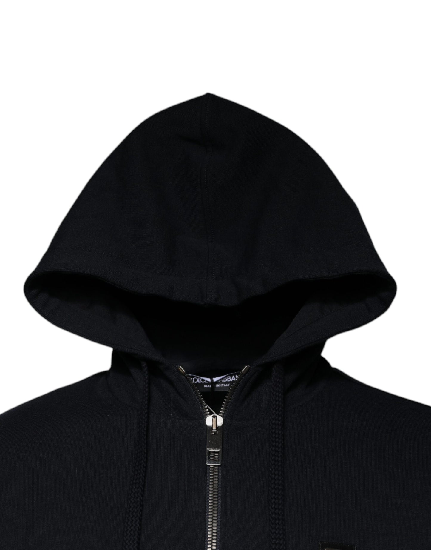 Blue Logo Full Zip Hooded Sweatshirt Sweater