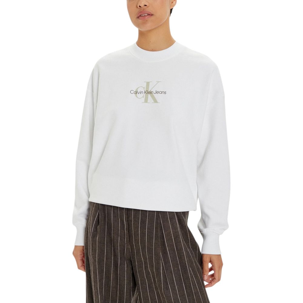 White Recycled Cotton Sweater
