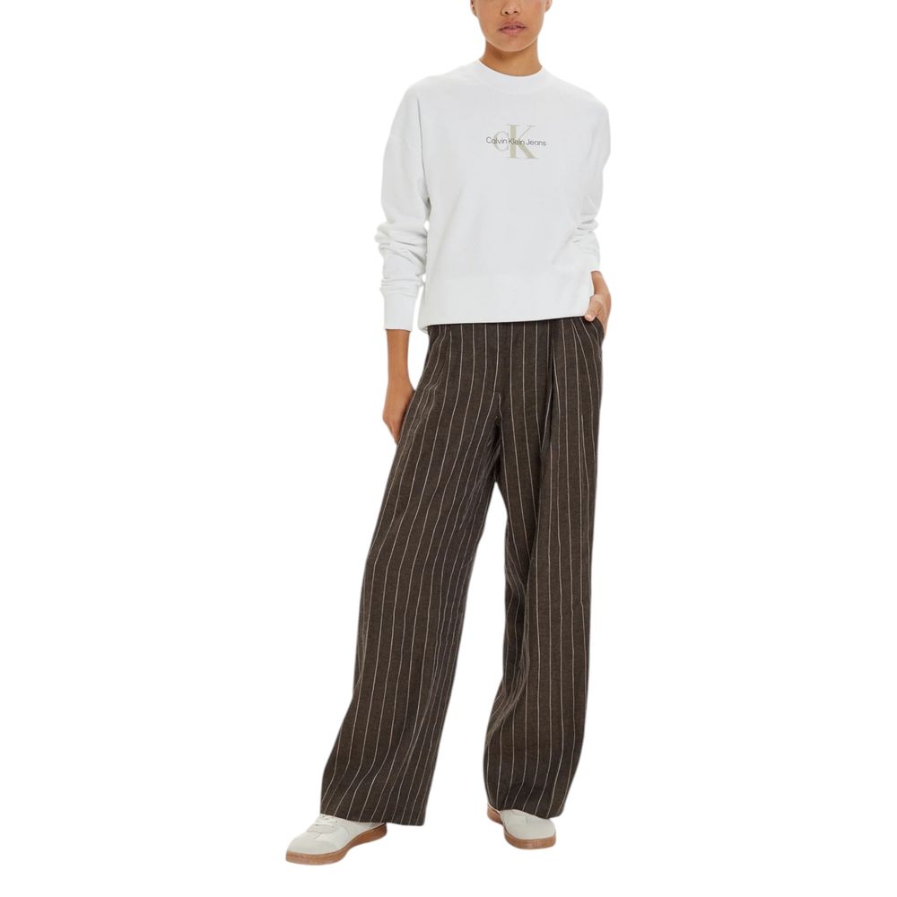 White Recycled Cotton Sweater