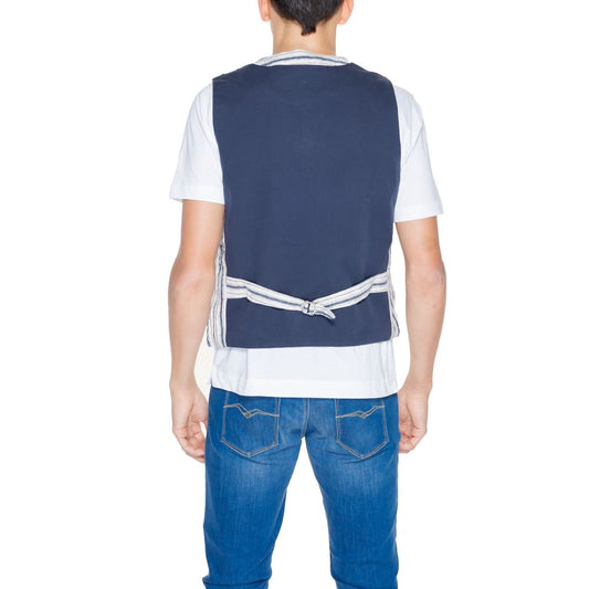 Beige Cotton Waistcoat