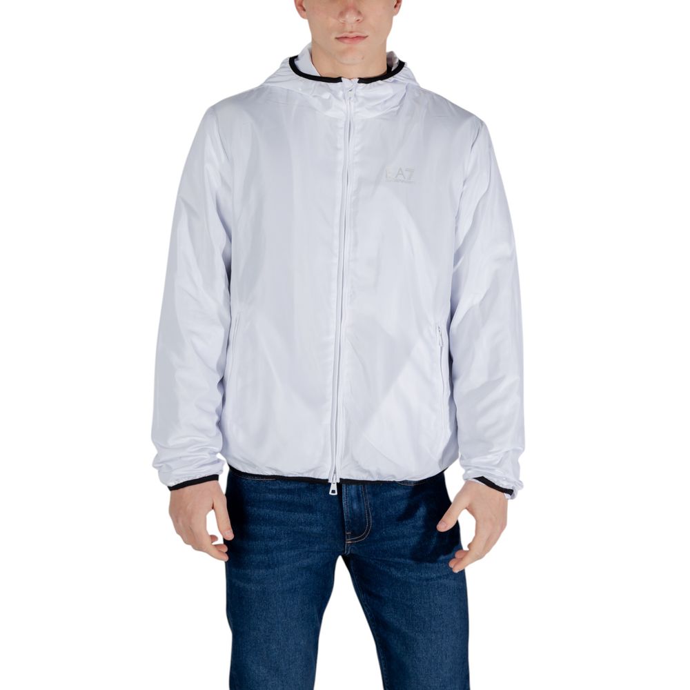 White Polyester Jacket