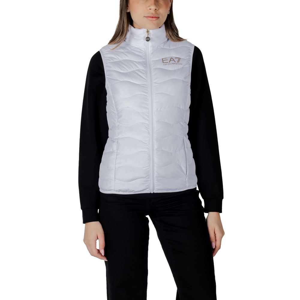 White Polyester Jackets & Coat