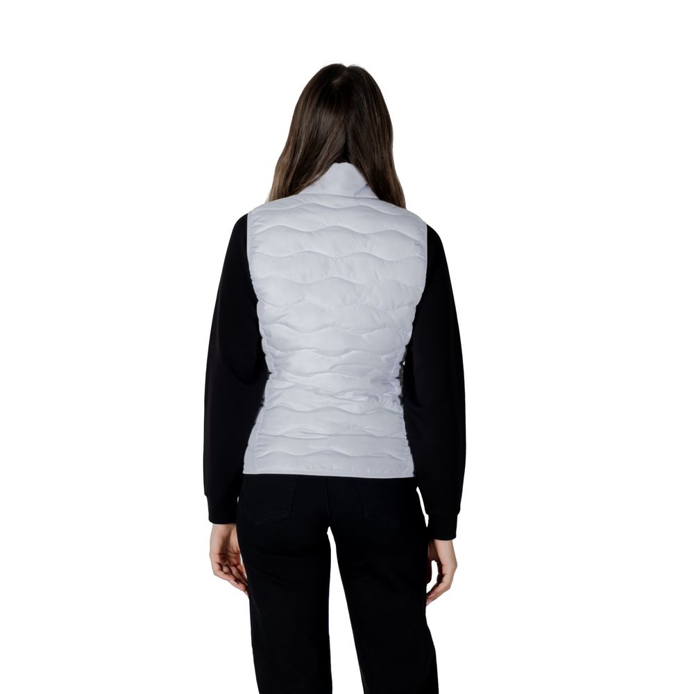 White Polyester Jackets & Coat