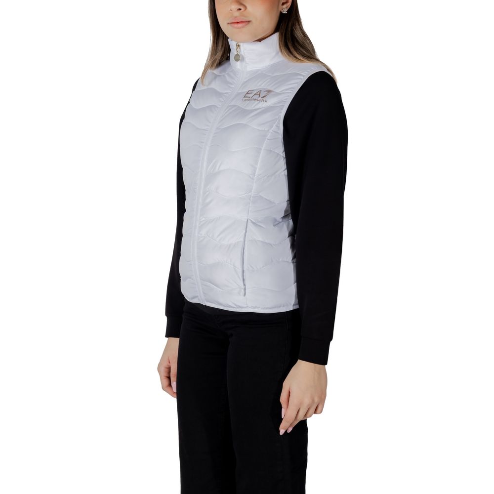 White Polyester Jackets & Coat