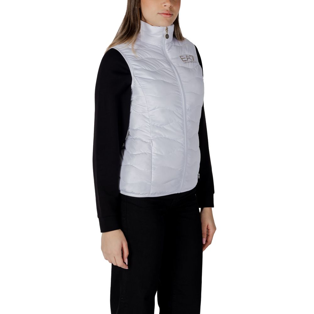 White Polyester Jackets & Coat