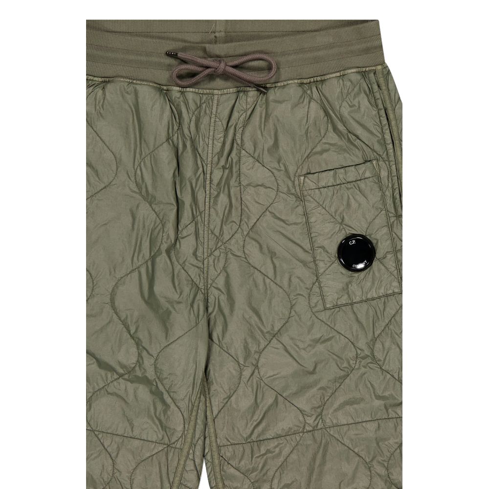 Green Nylon Men Pants