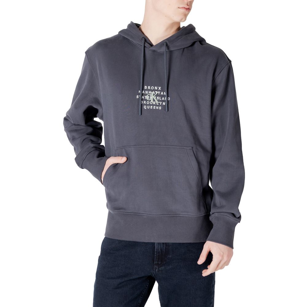 Gray Cotton Hoodie